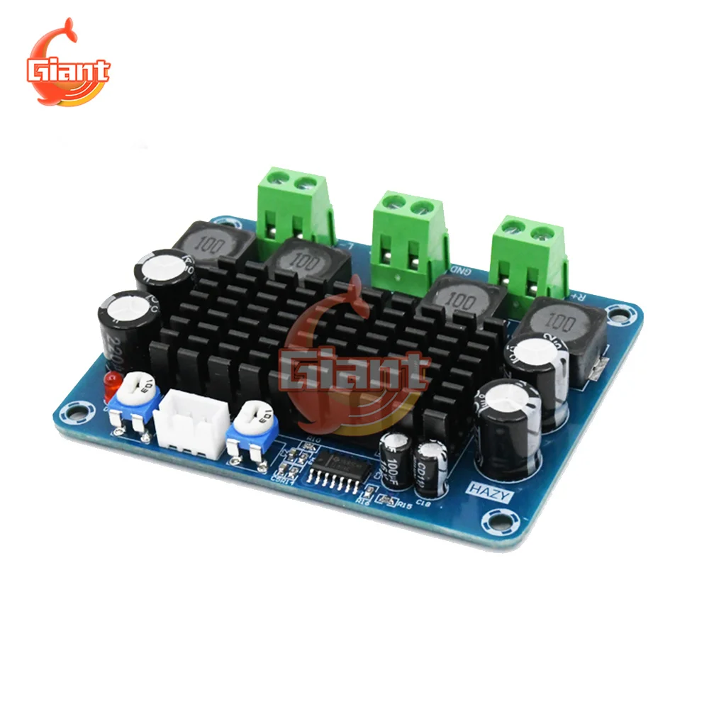 TPA3116D2 Amplifier Digital Audio Board 100W*2 XH-A283 High-power Digital Power Amplifier Board
TPA3116D2 Amplifier Digital Audio Board 100W*2 XH-A283 High-power Digital Power Amplifier Board