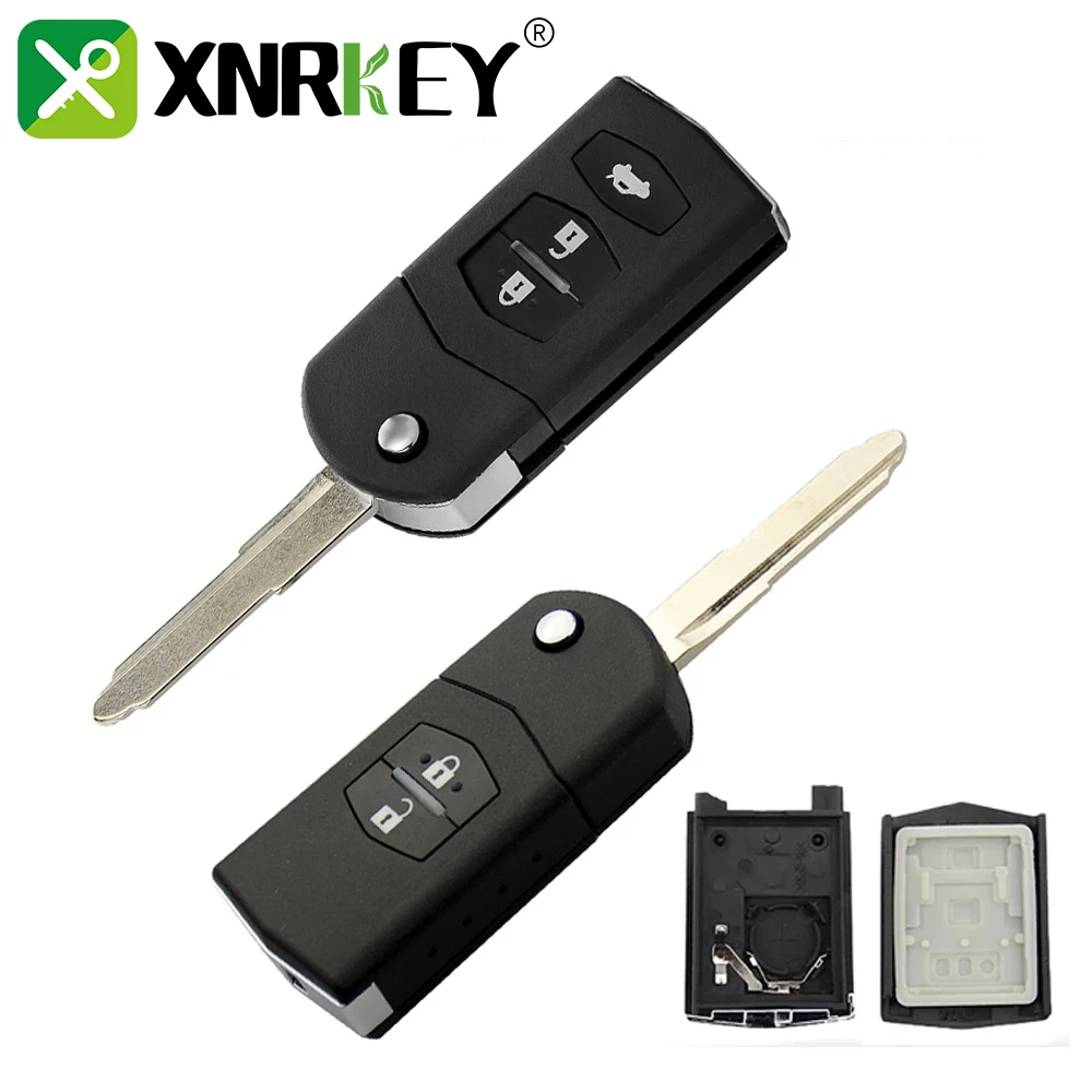 XNRKEY 2/3 кнопочный Складной Корпус автомобильного ключа-брелока, большой держатель аккумулятора для Mazda 3 5 6 серии M6 RX8 MX5 с необработанным лезвием
XNRKEY 2/3 кнопочный Складной Корпус автомобильного ключа-брелока, большой держатель аккумулятора для Mazda 3 5 6 серии M6 RX8 MX5 с необработанным лезвием