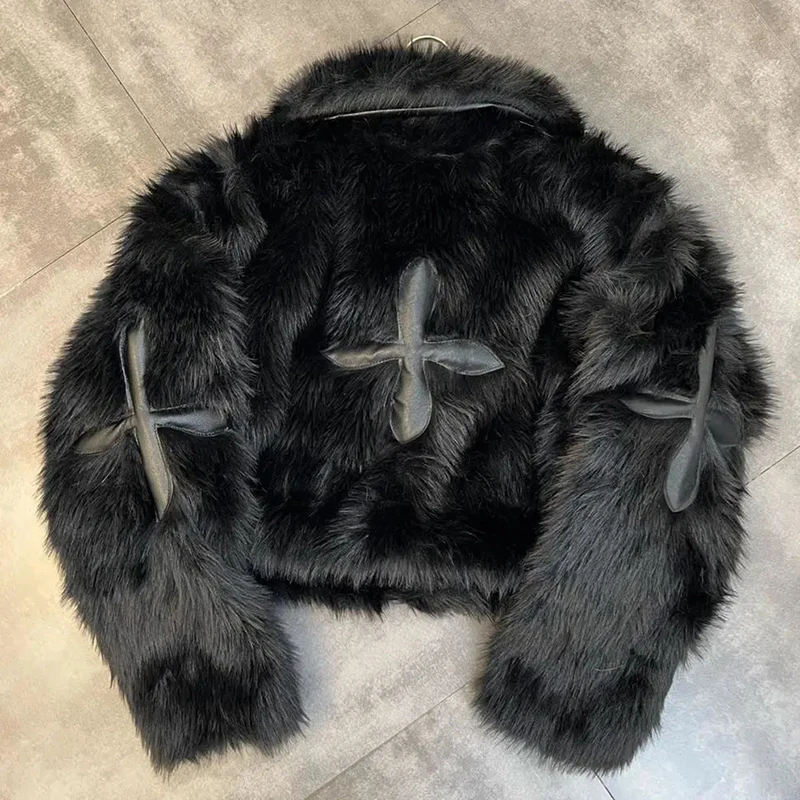 2023 Winter Jacket For Women Faux For Fur Natural Outwear Luxury Women Coat Personality Trend Applique Motorbike Clothing
2023 Winter Jacket For Women Faux For Fur Natural Outwear Luxury Women Coat Personality Trend Applique Motorbike Clothing