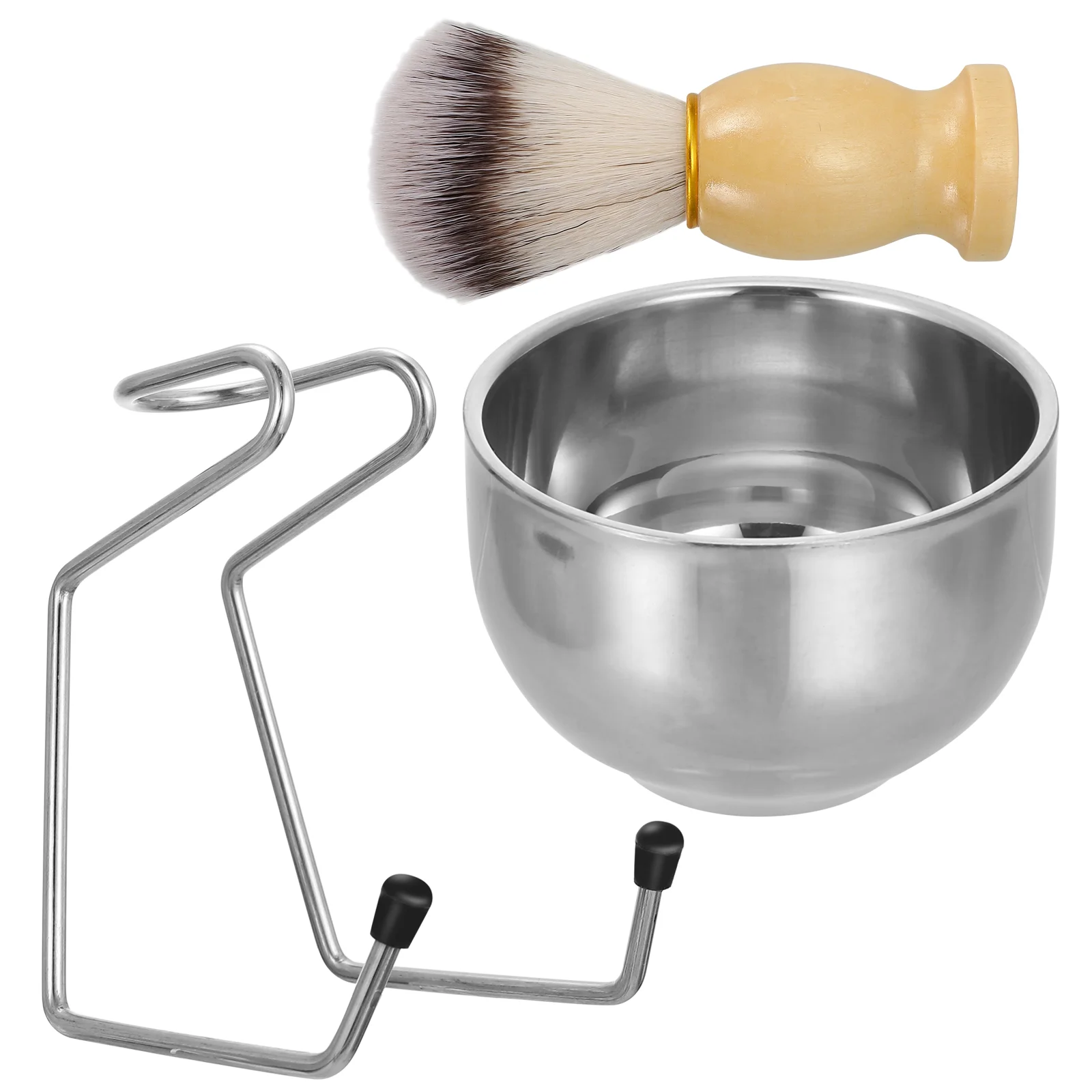Shaving Brush Set Professional Supply Holder Stand Tool Beard Safety Wood Man
Shaving Brush Set Professional Supply Holder Stand Tool Beard Safety Wood Man