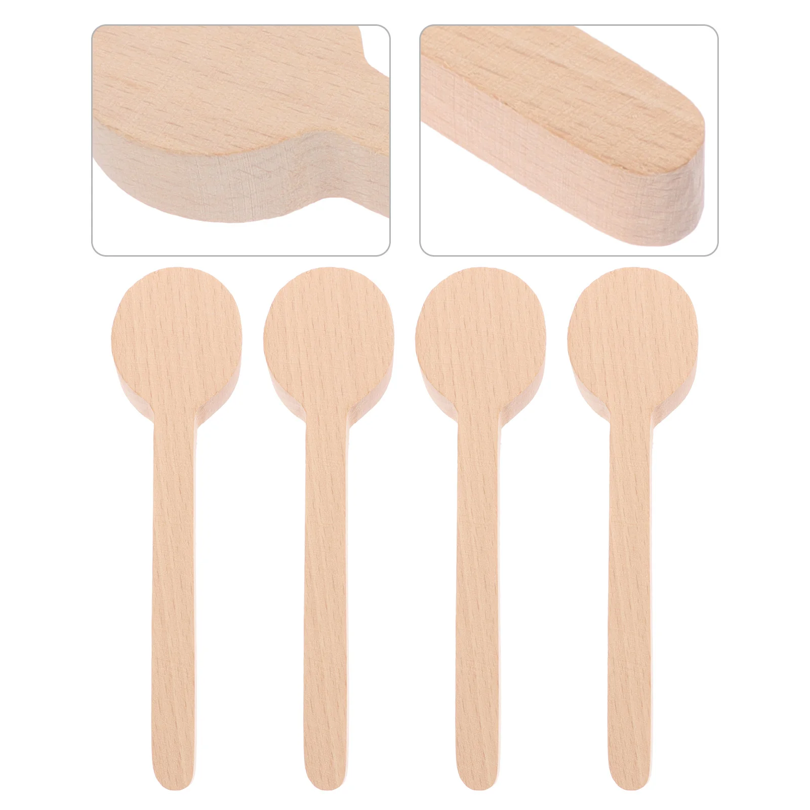 4pcs Unfinished Wooden Spoons Wood Carving Spoons Unfinished Tableware Spoons for Home School
4pcs Unfinished Wooden Spoons Wood Carving Spoons Unfinished Tableware Spoons for Home School