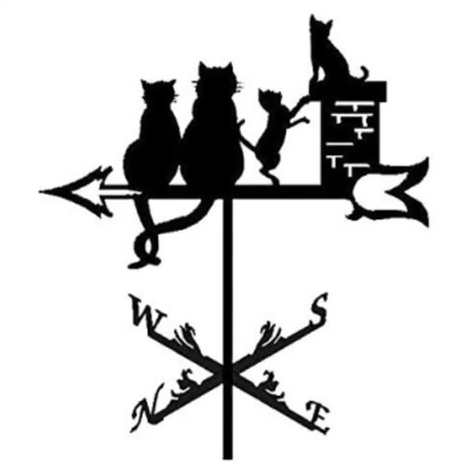 Practical Weather Vane Farm Garden Stake Yard Decor 55cm Tall Ornament Carriage
Practical Weather Vane Farm Garden Stake Yard Decor 55cm Tall Ornament Carriage