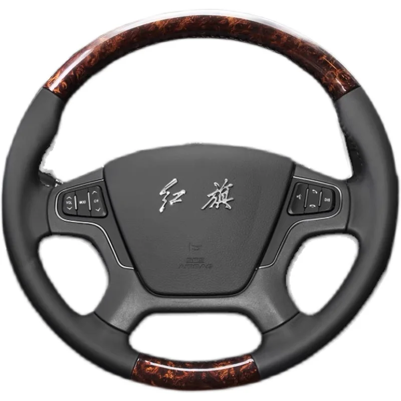 Wood-grain Interior Hand-stitched Leather Car Steering Wheel Cover for Hongqi H5 H7 HS3 HS5 HS7 H9
Wood-grain Interior Hand-stitched Leather Car Steering Wheel Cover for Hongqi H5 H7 HS3 HS5 HS7 H9