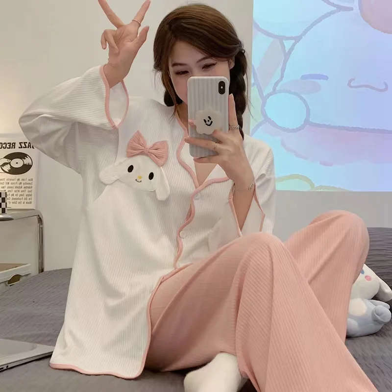 Милая Пижама Sanrio, аксессуары в виде коричника, мультяшный мягкий свободный комплект домашней одежды, осень-весна, теплые аниме кавайные игр...
Милая Пижама Sanrio, аксессуары в виде коричника, мультяшный мягкий свободный комплект домашней одежды, осень-весна, теплые аниме кавайные игр...