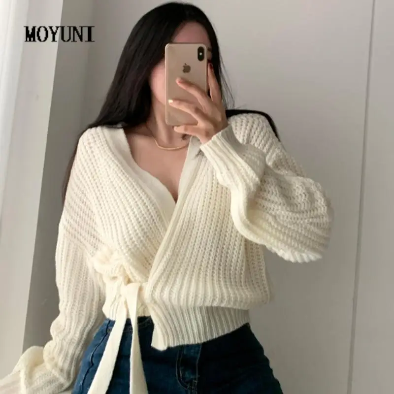 2022 Sweaters for Women Candy Color Korean Fashion Clothes V Neck One Piece Bandage Sweater Sueter Mujer Purple Knit Top
2022 Sweaters for Women Candy Color Korean Fashion Clothes V Neck One Piece Bandage Sweater Sueter Mujer Purple Knit Top