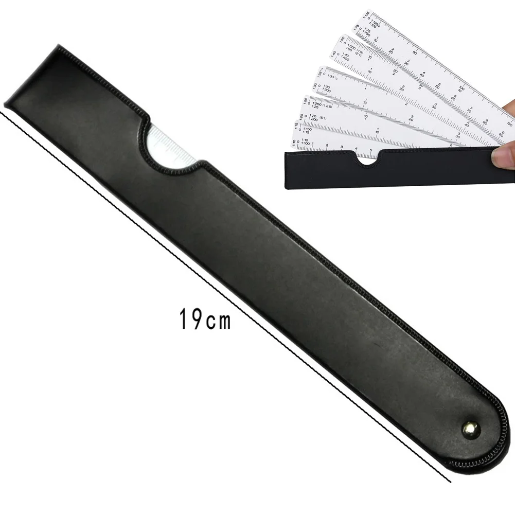 Sector Ruler Folding With 5 Blades Engineering Multifunctional Foldable Ruler Scale Plastic White/Black 1:10 1:15 1:20 1:25 1:33
Sector Ruler Folding With 5 Blades Engineering Multifunctional Foldable Ruler Scale Plastic White/Black 1:10 1:15 1:20 1:25 1:33
