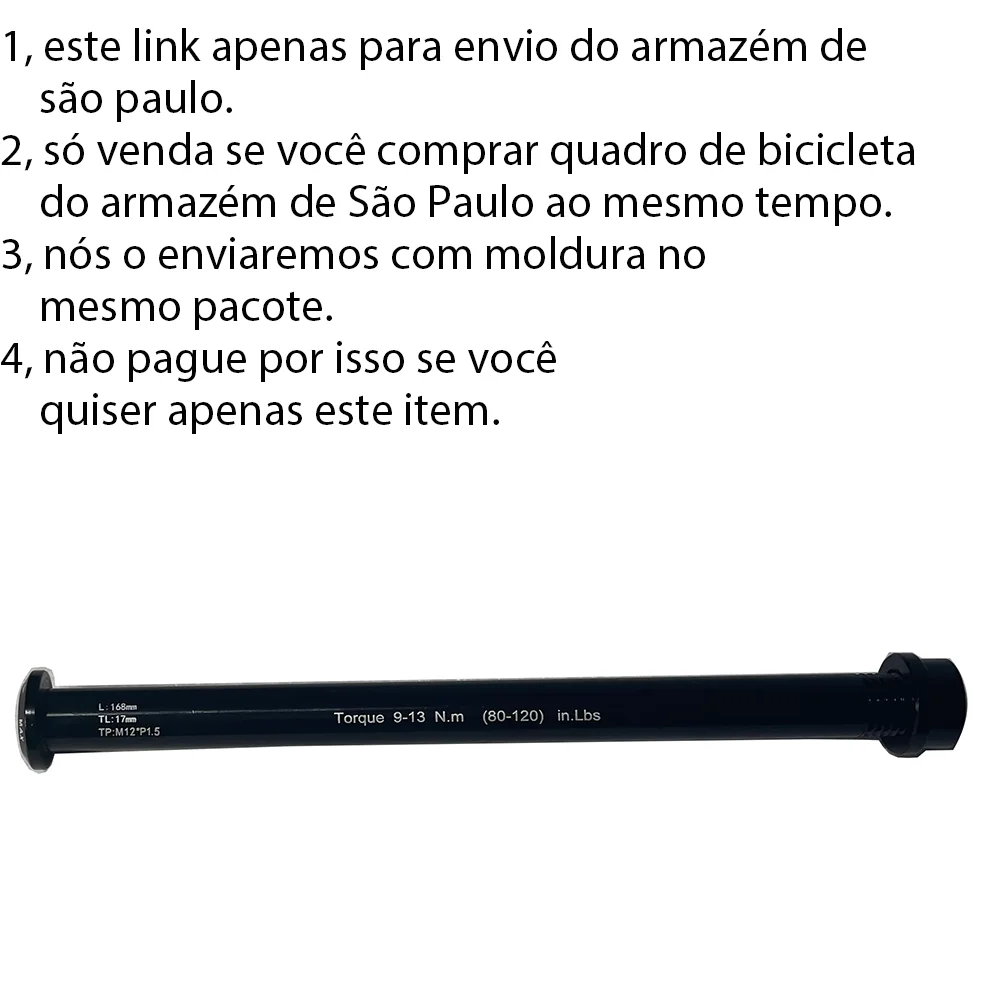 sao paulo Thru Axle Aluminium Alloy Mountain Bike Bicycle Rear Derailleur Axle 12mm x142mm Bicycle Parts
sao paulo Thru Axle Aluminium Alloy Mountain Bike Bicycle Rear Derailleur Axle 12mm x142mm Bicycle Parts