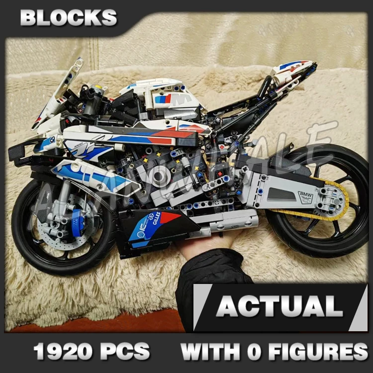 1920 шт. высокотехнологичный мотоцикл M1000 RR автомобиль гоночный автомобиль GTE городской мотоцикл A2118 наборы строительных блоков совместимы с ...
1920 шт. высокотехнологичный мотоцикл M1000 RR автомобиль гоночный автомобиль GTE городской мотоцикл A2118 наборы строительных блоков совместимы с ...
