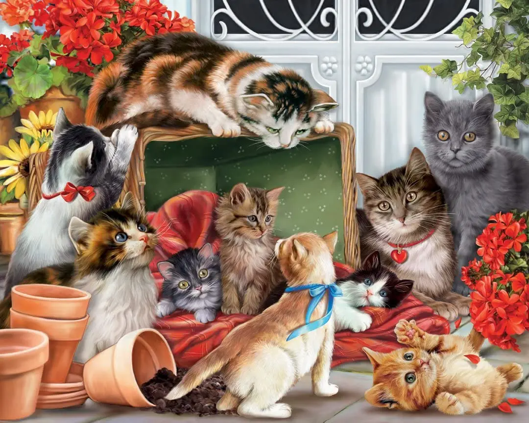 Garden Cats Jigsaw Puzzle for Kids Adult Challenging Game pre school educational toys kids toys educational
Garden Cats Jigsaw Puzzle for Kids Adult Challenging Game pre school educational toys kids toys educational