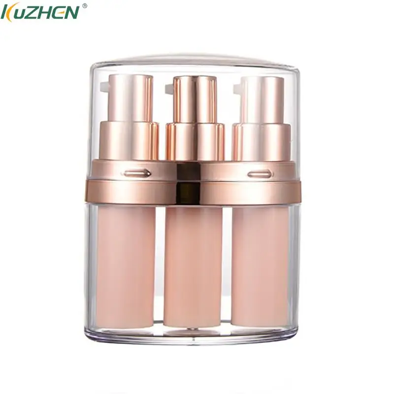 3 In 1 Pump Bottle 5ml*3 Essence Serums Lotion Container Acrylic Mini DIY Skin Care Tools Pump Dispenser Bottle Portable Travel
3 In 1 Pump Bottle 5ml*3 Essence Serums Lotion Container Acrylic Mini DIY Skin Care Tools Pump Dispenser Bottle Portable Travel