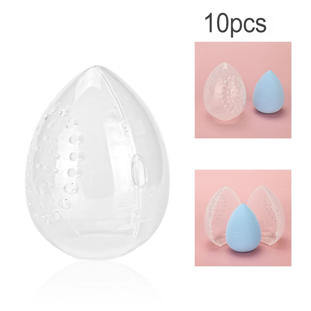 10 Pieces Makeup Sponge Storage Case Multi-hole Transparent Cosmetic Egg Box Teardrop-shaped Cosmetic Sponge Drying Container
10 Pieces Makeup Sponge Storage Case Multi-hole Transparent Cosmetic Egg Box Teardrop-shaped Cosmetic Sponge Drying Container