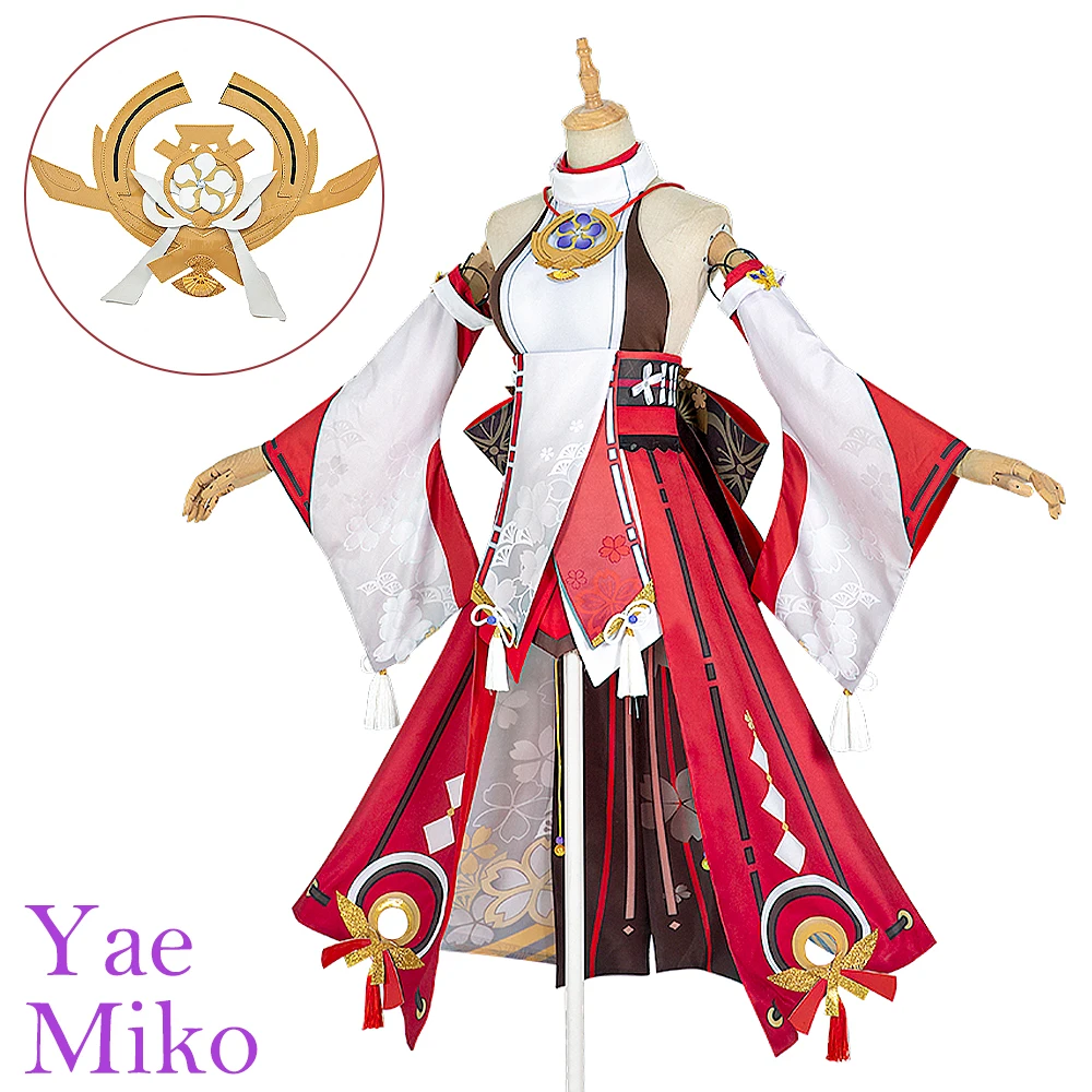 Game Genshin Impact Yae Miko Cosplay Costume Uniform Full Set Cosplay Anime Outfits Halloween Party Carnivl for Women/Men
Game Genshin Impact Yae Miko Cosplay Costume Uniform Full Set Cosplay Anime Outfits Halloween Party Carnivl for Women/Men