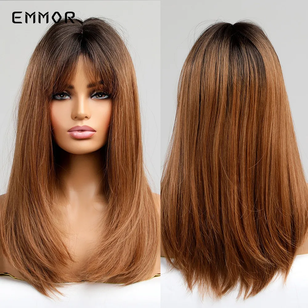 Emmor Synthetic Natural Ombre Beige Brown to Blonde Straight Wigs Long Wig For Women Party Heat Resistant Fiber Wigs
Emmor Synthetic Natural Ombre Beige Brown to Blonde Straight Wigs Long Wig For Women Party Heat Resistant Fiber Wigs