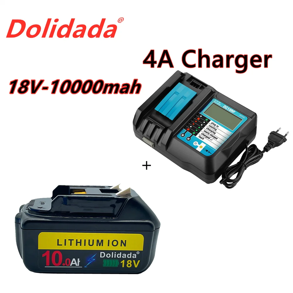 new bl1860 rechargeable battery 18 V 10000mah Makita Li ion 18 V battery bl1840 bl1850 bl1830 bl1860b LXT 400 + charger
new bl1860 rechargeable battery 18 V 10000mah Makita Li ion 18 V battery bl1840 bl1850 bl1830 bl1860b LXT 400 + charger