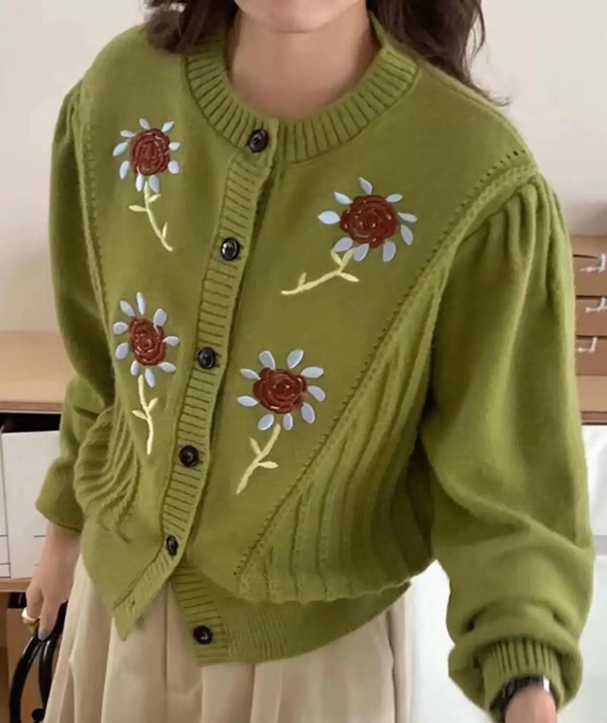 Knitted Embroidery Cardigans Women 2023 Autumn Winter New Fashion O Neck Single Breasted Sweaters Long Sleeve Warm Clothes
Knitted Embroidery Cardigans Women 2023 Autumn Winter New Fashion O Neck Single Breasted Sweaters Long Sleeve Warm Clothes