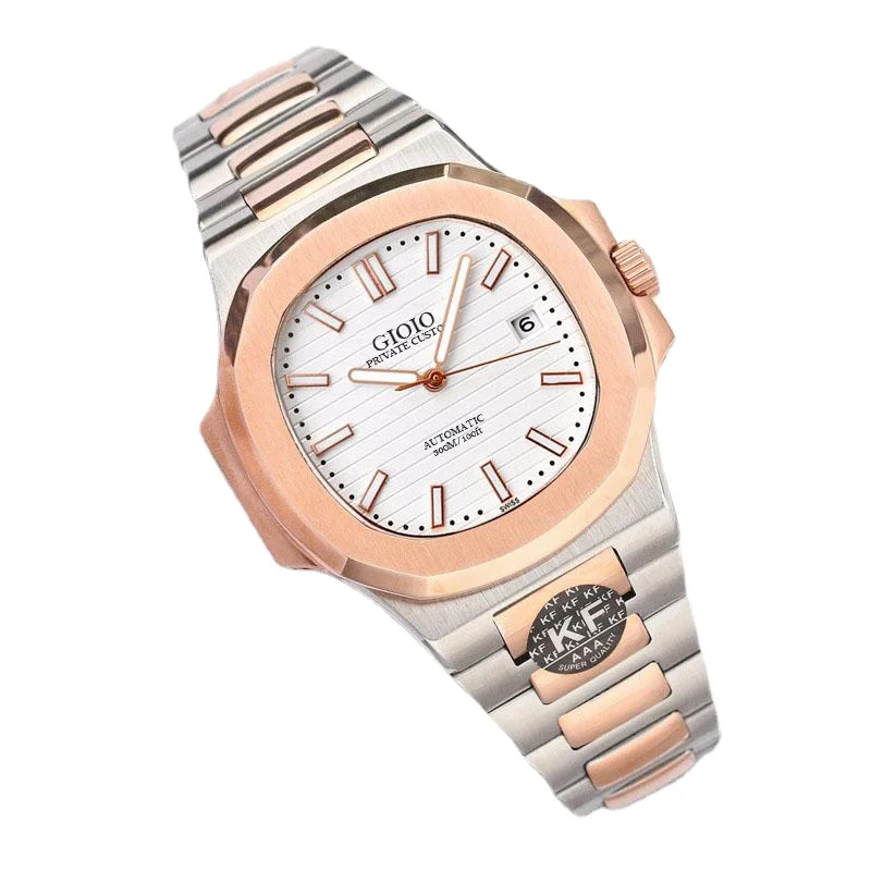 men mechanical automatic watch black blue rubber 
men mechanical automatic watch black blue rubber