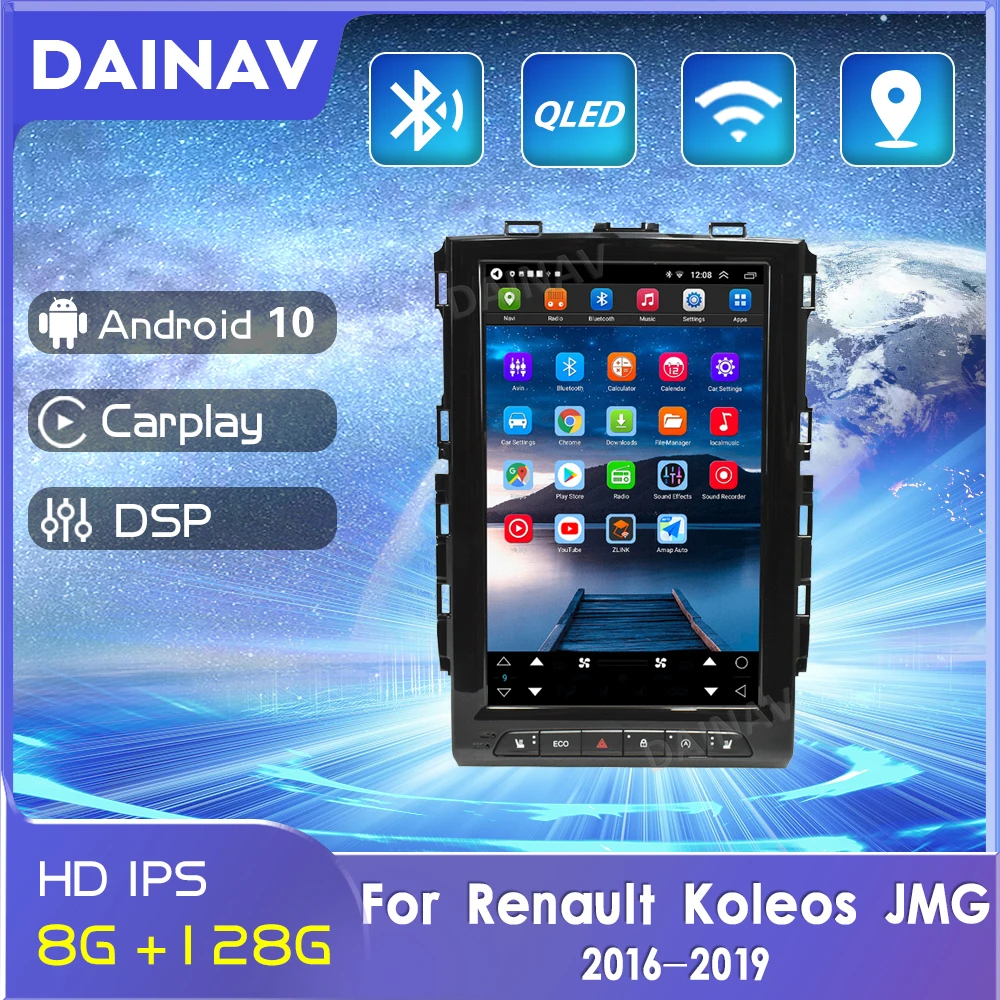 Android 10 8+128 Tesla style Car GPS Navigation For Renault Koleos JMG 2016-2019 auto Radio stereo Multimedia player head unit
Android 10 8+128 Tesla style Car GPS Navigation For Renault Koleos JMG 2016-2019 auto Radio stereo Multimedia player head unit