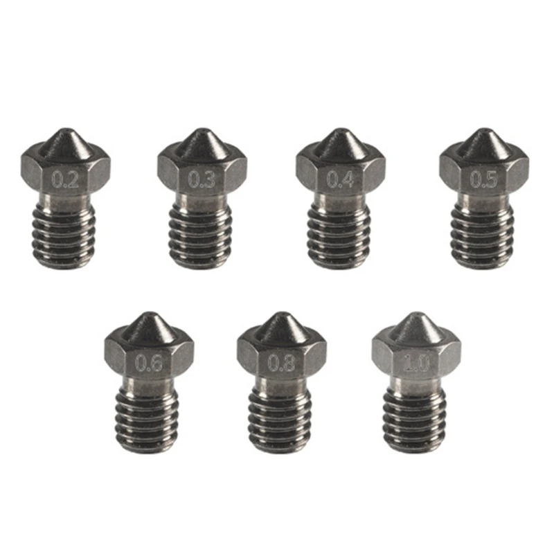 Форсунки для 3D-принтера, наполнитель 1,75/3,0, насадка из закаленной стали, печатающая головка 0,2/0,3/0,4/0,5/0,6/0,8/1,0 мм, печатающая головка X3UF
Форсунки для 3D-принтера, наполнитель 1,75/3,0, насадка из закаленной стали, печатающая головка 0,2/0,3/0,4/0,5/0,6/0,8/1,0 мм, печатающая головка X3UF