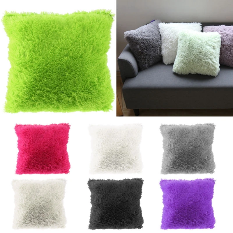 Solid Soft Plush Faux Fur Cushion Covers Home Decorative Cushion Cover Throw Pillows For Sofa Car Chair Hotel Home Pillow Case
Solid Soft Plush Faux Fur Cushion Covers Home Decorative Cushion Cover Throw Pillows For Sofa Car Chair Hotel Home Pillow Case