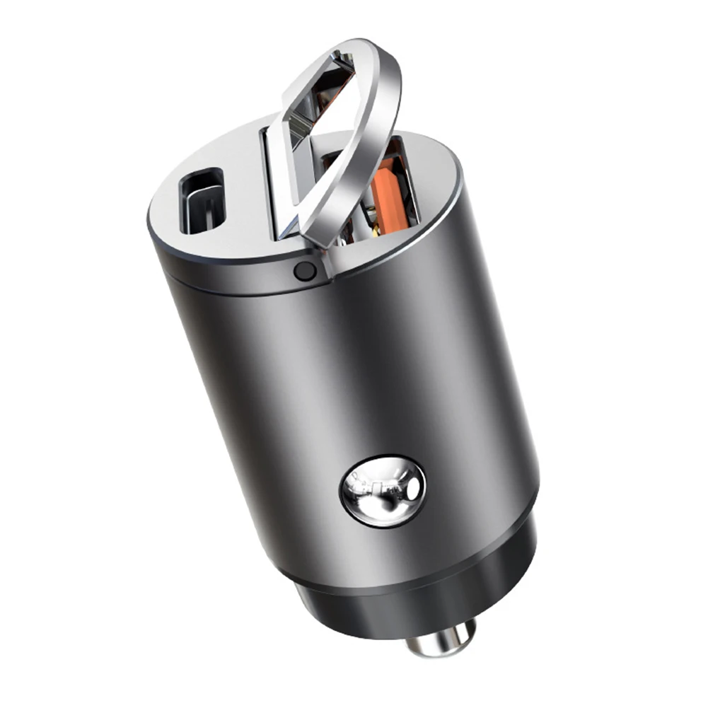 Zinc Alloy Dual TypeC Car Charger, 30W Fast Charging Accessories, Scratch Resistant and Exquisite Texture, LED Indicator Light
Zinc Alloy Dual TypeC Car Charger, 30W Fast Charging Accessories, Scratch Resistant and Exquisite Texture, LED Indicator Light