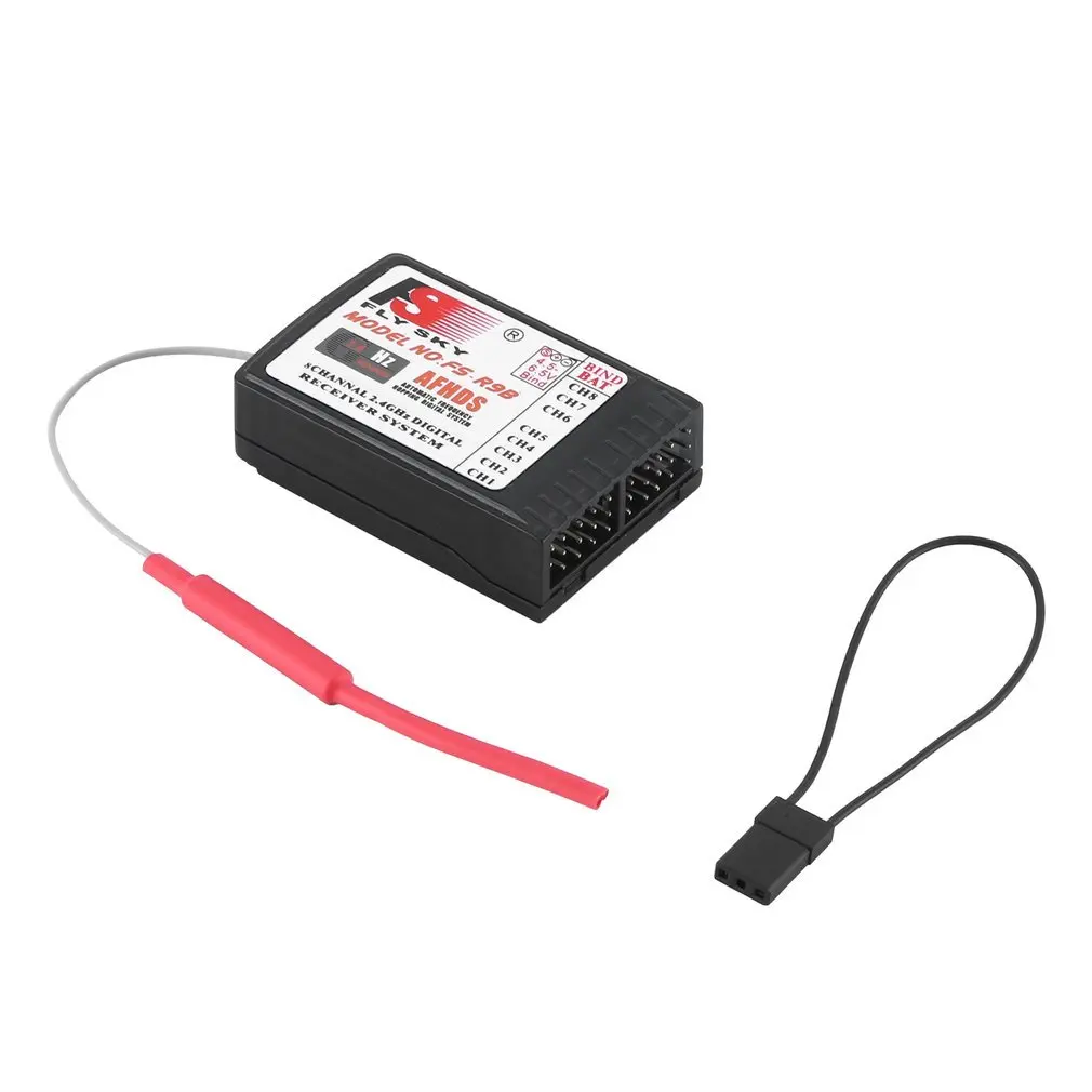 Receiver FS-R9B 8 Channels PWM 2.4Ghz RC Receiver For I6 I10 T6 CT6B TH9X Transmitter Fine Workmanship
Receiver FS-R9B 8 Channels PWM 2.4Ghz RC Receiver For I6 I10 T6 CT6B TH9X Transmitter Fine Workmanship