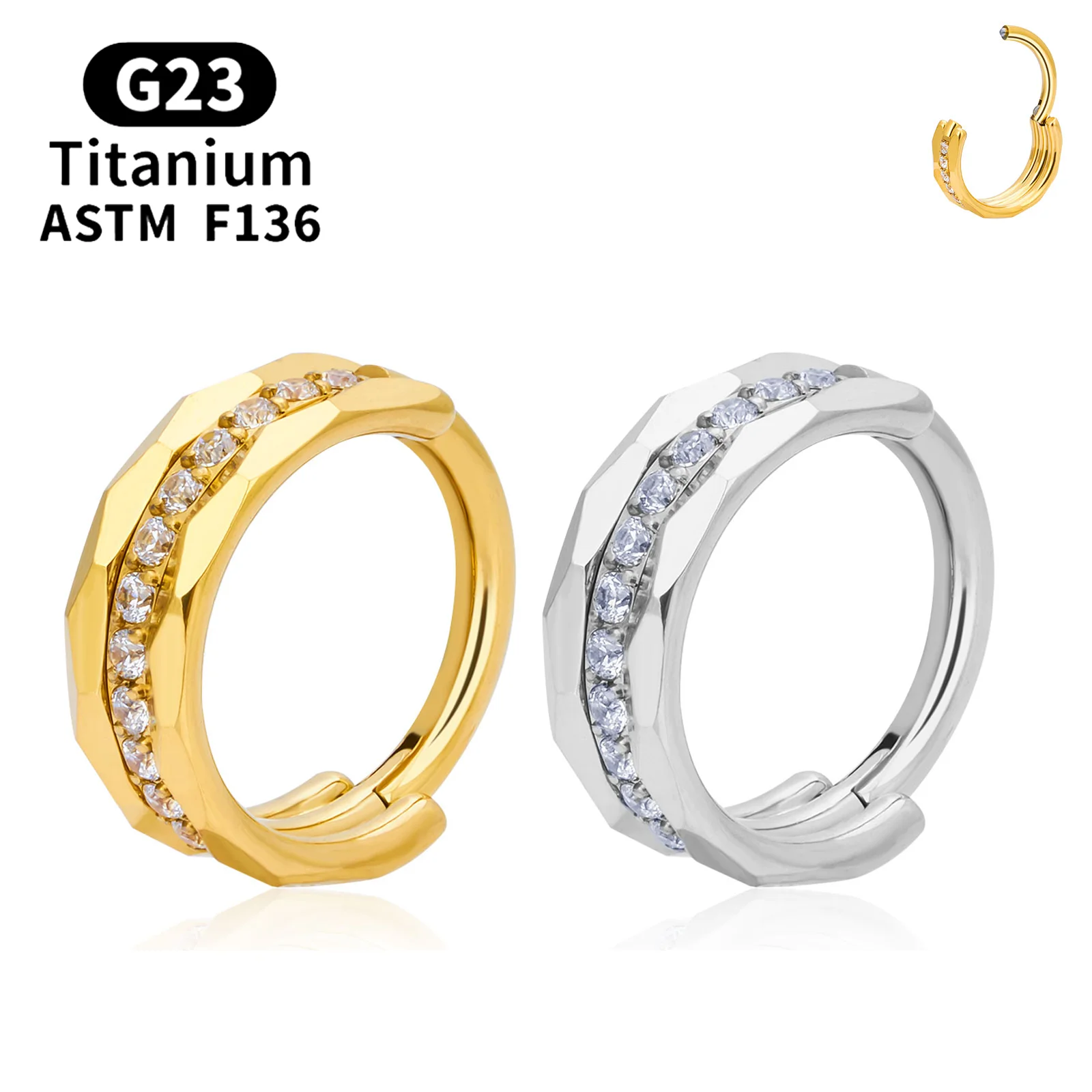 G23 Titanium Helix Tragus Piercing Jewelry Irregular Septum Nose Ring CZ Wing Hoop 16G Daith Clicker Cartilage Conch Earring
G23 Titanium Helix Tragus Piercing Jewelry Irregular Septum Nose Ring CZ Wing Hoop 16G Daith Clicker Cartilage Conch Earring