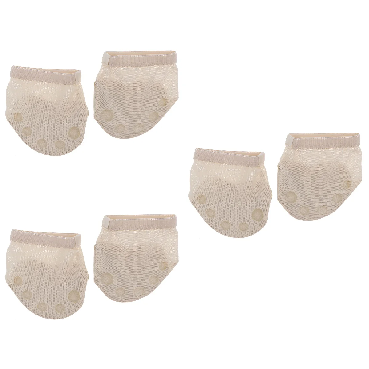 3 Pairs Five Holes Half Socks Forefoot Cushion Protective Foot Pad Foot Care Supplies for Ballet Belly Dance Size
3 Pairs Five Holes Half Socks Forefoot Cushion Protective Foot Pad Foot Care Supplies for Ballet Belly Dance Size