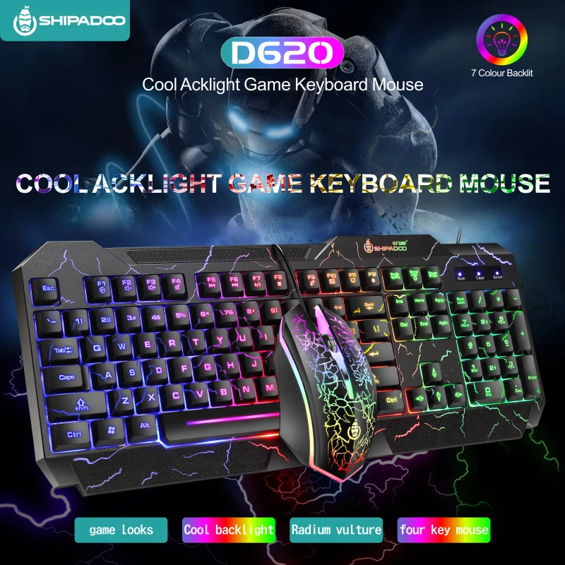2022 Office Business Wired Keyboard Mouse Combos E-sports Game Accesories Waterproof LED RGB Backlit Keyboard Combo
2022 Office Business Wired Keyboard Mouse Combos E-sports Game Accesories Waterproof LED RGB Backlit Keyboard Combo