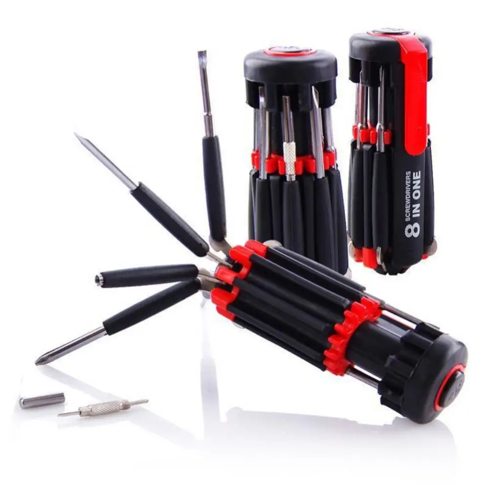 8 In 1 Multifunction Portable Screwdriver Craftsman Repair Tools Set Kit With LED Light Torch Screw Repair Light Up Flashlight
8 In 1 Multifunction Portable Screwdriver Craftsman Repair Tools Set Kit With LED Light Torch Screw Repair Light Up Flashlight