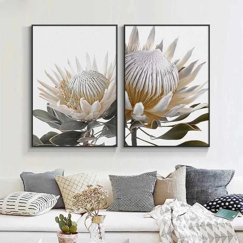White Floral Poster Flower with Green Leaves Nordic Canvas Print Wall Art Pictures for Living Room Decor Interior Painting
White Floral Poster Flower with Green Leaves Nordic Canvas Print Wall Art Pictures for Living Room Decor Interior Painting