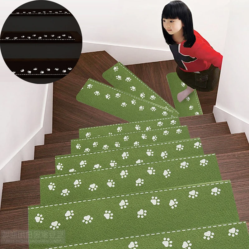Luminous Soft Stair Stepping Mat Variety Pattern Self-adhesive Non-slip Water Absorption Stair Carpet Mat Protector Rug 
Luminous Soft Stair Stepping Mat Variety Pattern Self-adhesive Non-slip Water Absorption Stair Carpet Mat Protector Rug