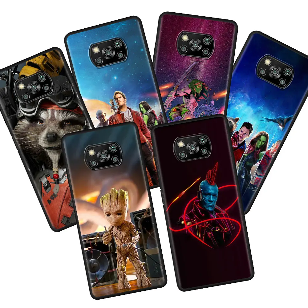 Guardians Of The Galaxy Case Coque for Xiaomi Poco F3 Mi 10T 11 11T Lite Pro X3 NFC M3 Silicone Celular Protection Original
Guardians Of The Galaxy Case Coque for Xiaomi Poco F3 Mi 10T 11 11T Lite Pro X3 NFC M3 Silicone Celular Protection Original