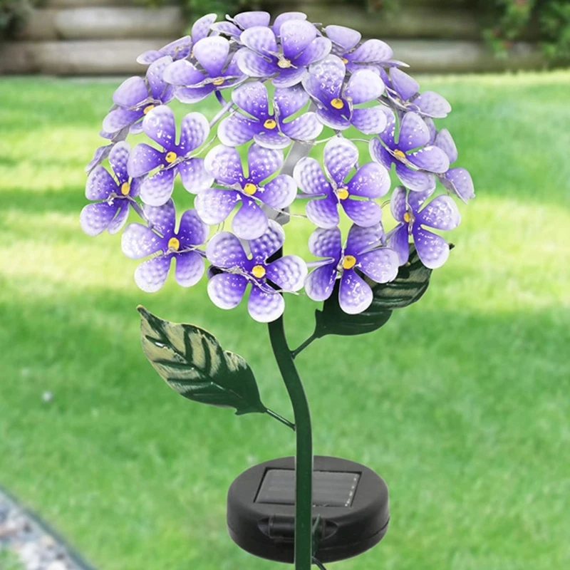 LED Solar Powered Landscape Lights for Yard Garden Patio Hydrangea Flower Decorative Garden Stake Waterproof Lamp Decor 87HA
LED Solar Powered Landscape Lights for Yard Garden Patio Hydrangea Flower Decorative Garden Stake Waterproof Lamp Decor 87HA
