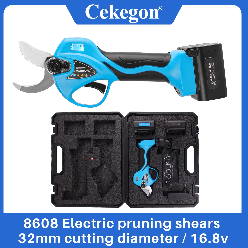 Pruning Shear Branch Cutter Grafting With Extension Rod 16.8V 2 Battery Power Tools High branches Electric Scissors Profession
Pruning Shear Branch Cutter Grafting With Extension Rod 16.8V 2 Battery Power Tools High branches Electric Scissors Profession