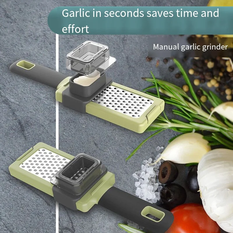 Manual garlic press grinder household multifunctional kitchen tool vegetable cutter garlic masher garlic masher
Manual garlic press grinder household multifunctional kitchen tool vegetable cutter garlic masher garlic masher