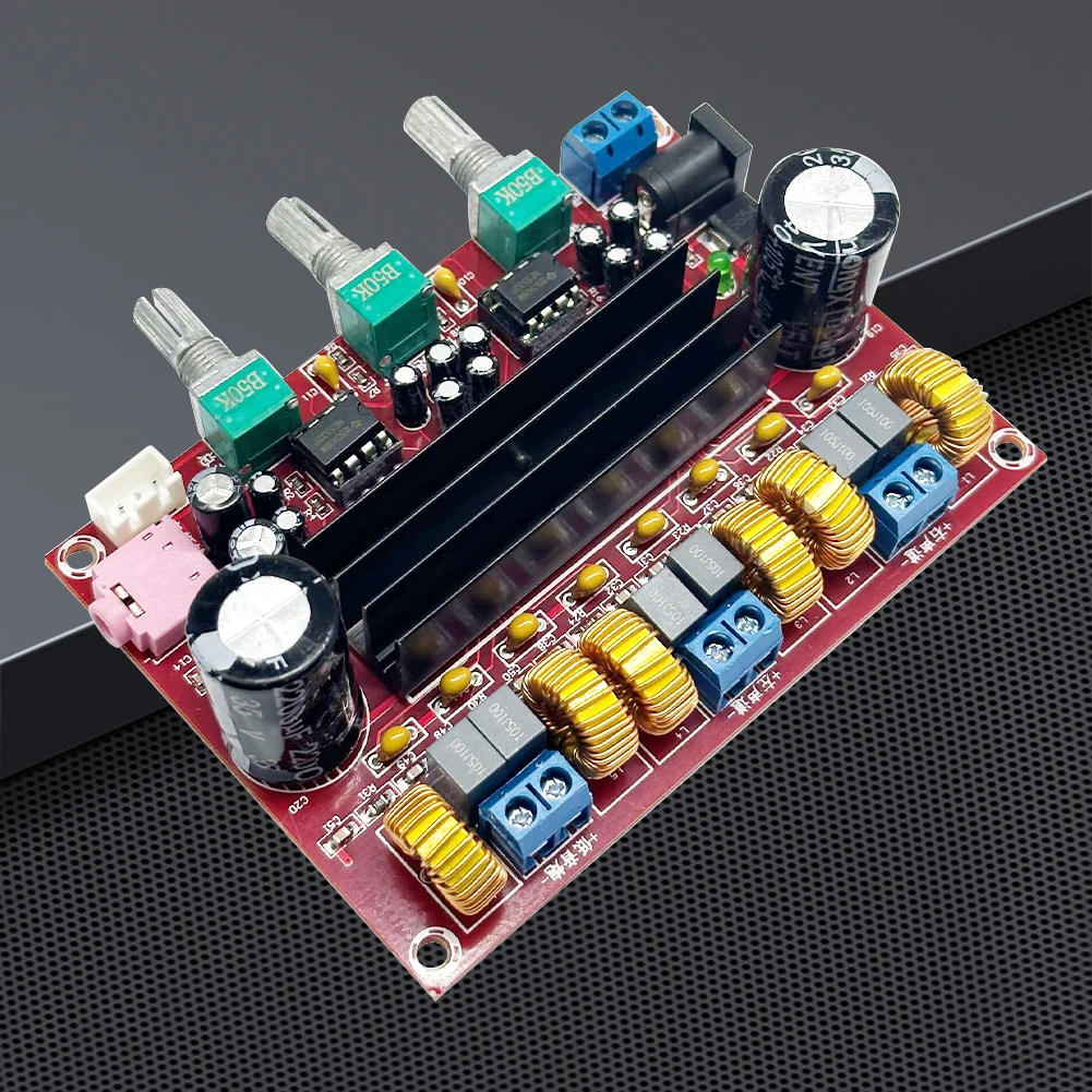 XH-M139 Digital Subwoofer Power Amplifier Board 2x50W 100W 2.1 Channel Audio Amplifier Board TPA3116D2 DC 12-24V Energy Saving
XH-M139 Digital Subwoofer Power Amplifier Board 2x50W 100W 2.1 Channel Audio Amplifier Board TPA3116D2 DC 12-24V Energy Saving