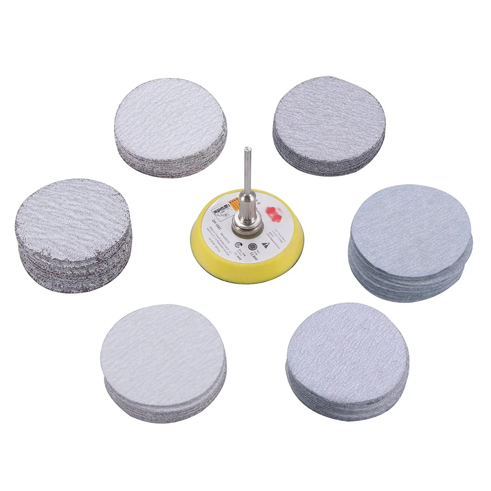 2 inch Sanding Discs Pad Kit 60pcs Set for Drill Grinder Rotary Tools with Backer Plate Includes 80-600 Grit Sandpapers
2 inch Sanding Discs Pad Kit 60pcs Set for Drill Grinder Rotary Tools with Backer Plate Includes 80-600 Grit Sandpapers