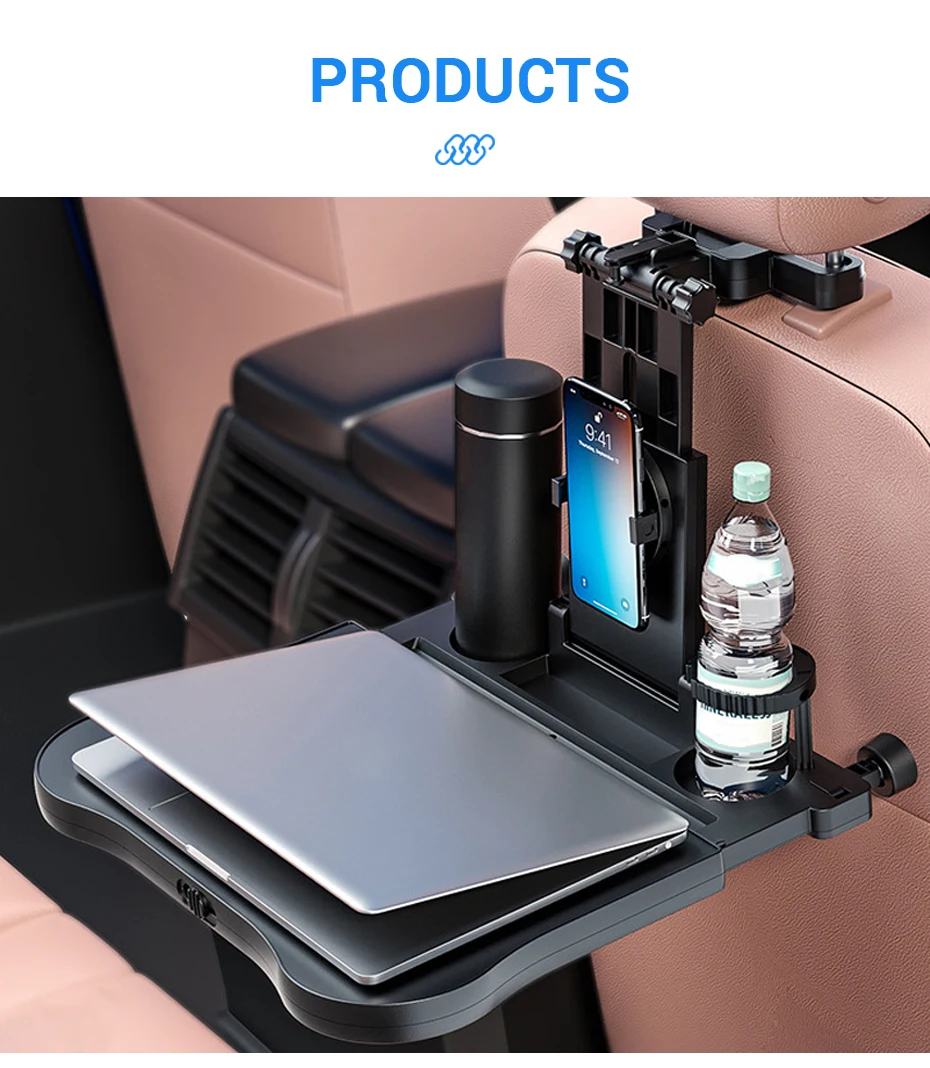 1xMultifunctional Chair Seat Back Black Folding Table Tray Laptop Table Seatback Desk Cup Phone Holder
1xMultifunctional Chair Seat Back Black Folding Table Tray Laptop Table Seatback Desk Cup Phone Holder