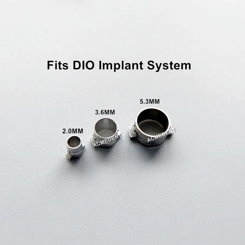 3Pieces DIO Drill Guide Sleeve Guided Dental Implant Retention Reamer 2.0 3.6 5.3
3Pieces DIO Drill Guide Sleeve Guided Dental Implant Retention Reamer 2.0 3.6 5.3