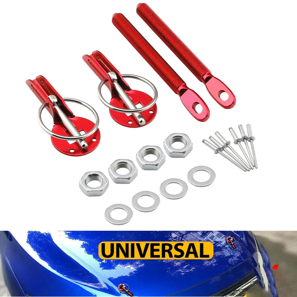 Universal Racing Bonnet Hood Fasten Pin Vehicle Pins Latch Lock Mount Kit For Mazda 3 6 CX-3 CX-5 Nissan NP300 Car Accessories
Universal Racing Bonnet Hood Fasten Pin Vehicle Pins Latch Lock Mount Kit For Mazda 3 6 CX-3 CX-5 Nissan NP300 Car Accessories