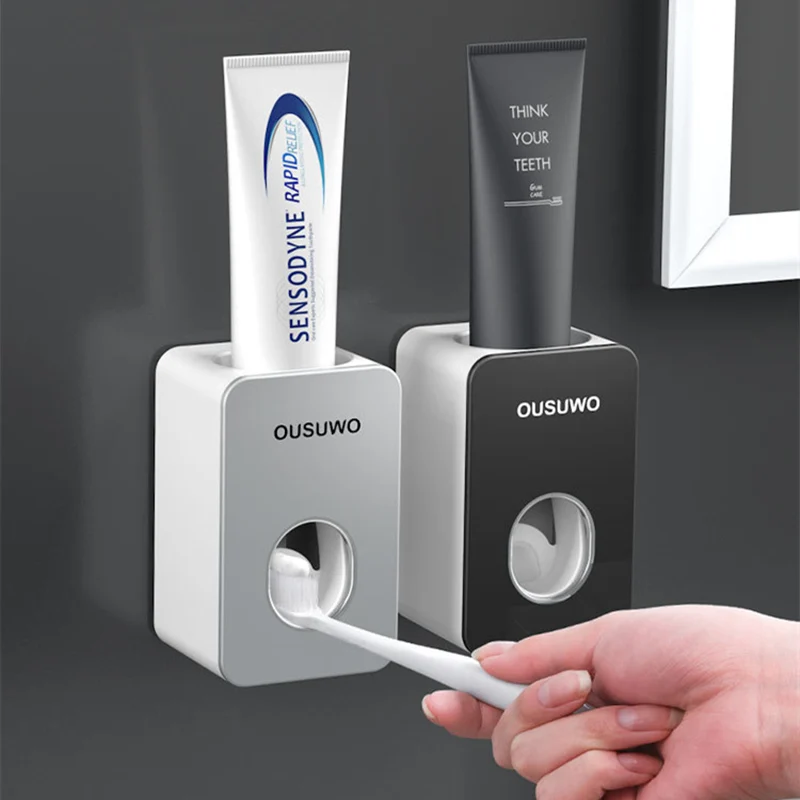 Toothpaste Squeezer Toothbrush Rack Wall Mounted Toothpaste Dispenser Squeezer Toothpaste Dispenser Dust-proof Toothbrush Holder
Toothpaste Squeezer Toothbrush Rack Wall Mounted Toothpaste Dispenser Squeezer Toothpaste Dispenser Dust-proof Toothbrush Holder
