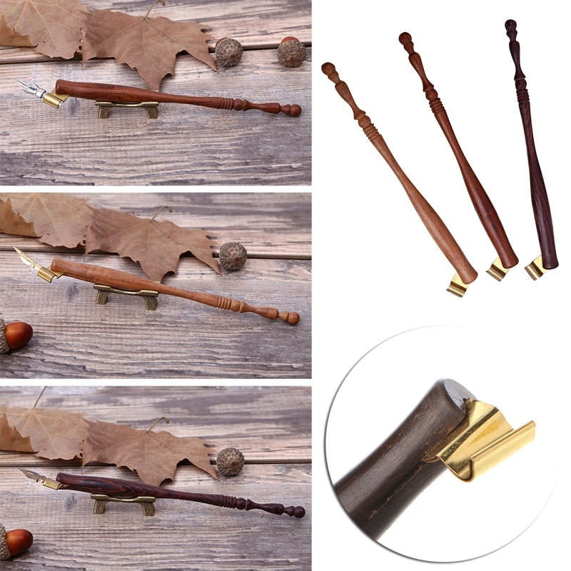 Calligraphy Dip Pen Holder Wooden Pen Rod Adjustable Metal Flange Wedding Party Supplies for Women Men Calligraphy Gifts H8WD
Calligraphy Dip Pen Holder Wooden Pen Rod Adjustable Metal Flange Wedding Party Supplies for Women Men Calligraphy Gifts H8WD