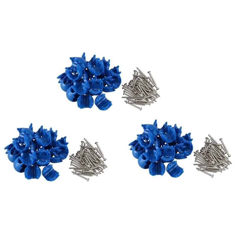 30Pcs Climbing Rope Net Plastic Connector Net Buckle For Outdoor Amusement Swing Climbing Rope Parts Blue
30Pcs Climbing Rope Net Plastic Connector Net Buckle For Outdoor Amusement Swing Climbing Rope Parts Blue