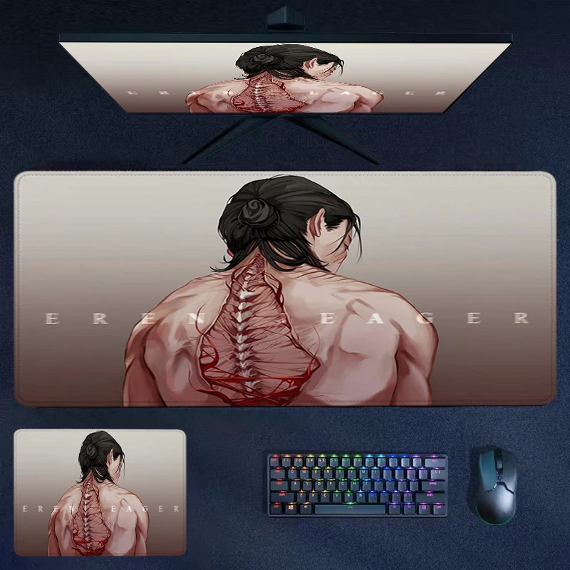 Rubber Mousepad Attack on Titan XL Mouse Pads Gamer Cabinet Carpet Stitched Edge Computer Anime Keyboard Mat Non-slip Deskmats
Rubber Mousepad Attack on Titan XL Mouse Pads Gamer Cabinet Carpet Stitched Edge Computer Anime Keyboard Mat Non-slip Deskmats