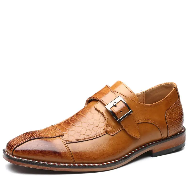 DAFENP Buckle Business Dress Shoes Men's Shoes Pattern Embossed Casual Shoes Pointed Youth Fashion Shoes
DAFENP Buckle Business Dress Shoes Men's Shoes Pattern Embossed Casual Shoes Pointed Youth Fashion Shoes