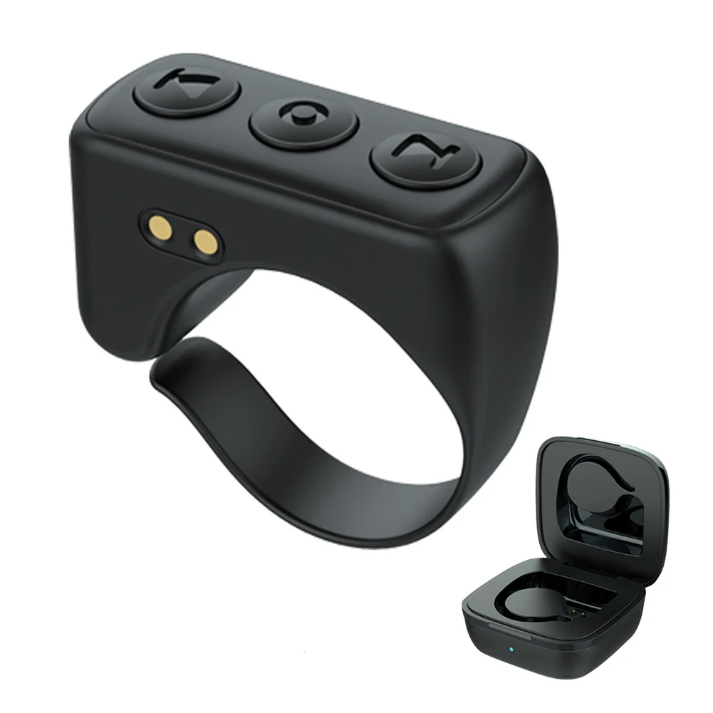 Wireless Bluetooth-compatible Remote Control Ring Mobile Selfie Lazy Artifac Mobile Phone Shutter Photo Turning Page Controller
Wireless Bluetooth-compatible Remote Control Ring Mobile Selfie Lazy Artifac Mobile Phone Shutter Photo Turning Page Controller