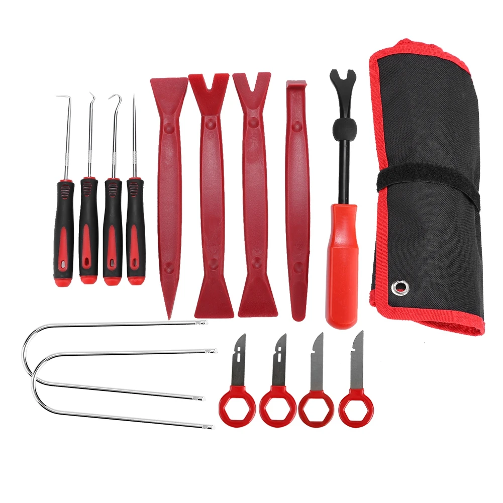 15 Pcs Automobile Radio Trim Disassembly Modification Tool Pry Key Puller Screwdriver
15 Pcs Automobile Radio Trim Disassembly Modification Tool Pry Key Puller Screwdriver