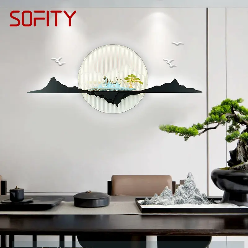BERTH Chinese Bedside Wall Picture Lamp Creative Zen Background Modern LED 3 Colors Sconce for Home Living Room Bedroom
BERTH Chinese Bedside Wall Picture Lamp Creative Zen Background Modern LED 3 Colors Sconce for Home Living Room Bedroom