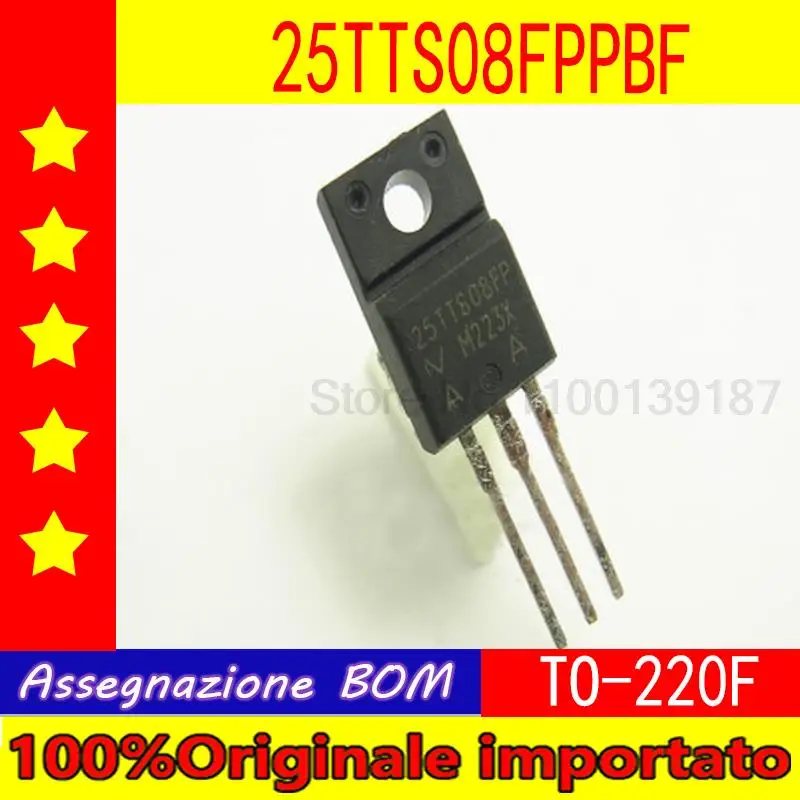 100%Originale importato 10pcs/lot 25TTS08FPPBF 25TTS08FP TO-220 effect field tube 800V 25A
100%Originale importato 10pcs/lot 25TTS08FPPBF 25TTS08FP TO-220 effect field tube 800V 25A