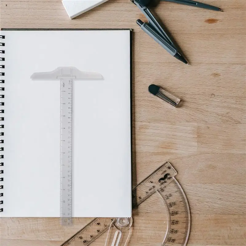 2pcs T Shape Rulers Double Scale Ruler Plastic Measuring Ruler Measuring Tool
2pcs T Shape Rulers Double Scale Ruler Plastic Measuring Ruler Measuring Tool
